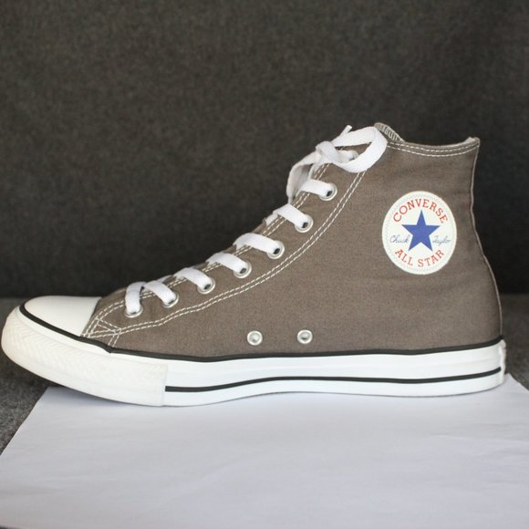 Converse Chuck Taylor All Star High Top, Grey Gray - Picture 6 of 12